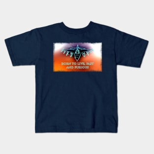 Fighter Jet Born s6h9 Kids T-Shirt